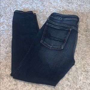 American Eagle Super Low Rise Denim Jegging